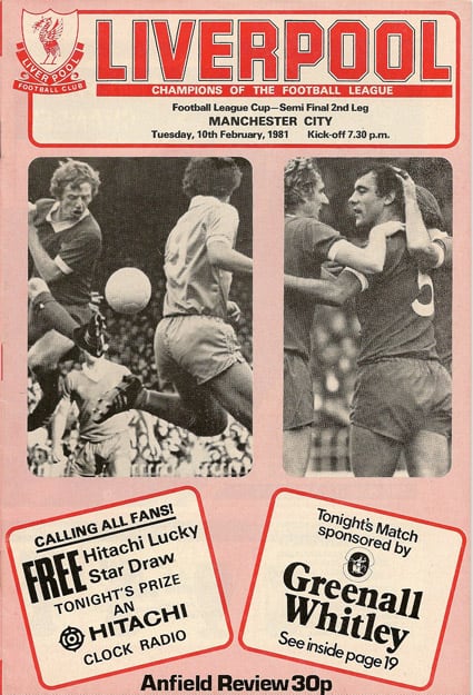 Liverpool FC v Manchester City FC